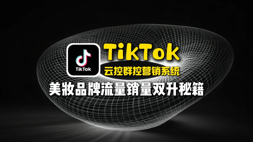 TikTok云控群控营销系统