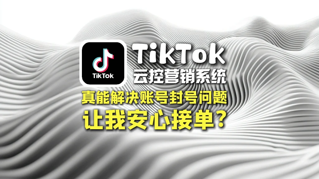TikTok云控营销系统