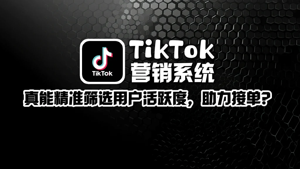 TikTok营销系统