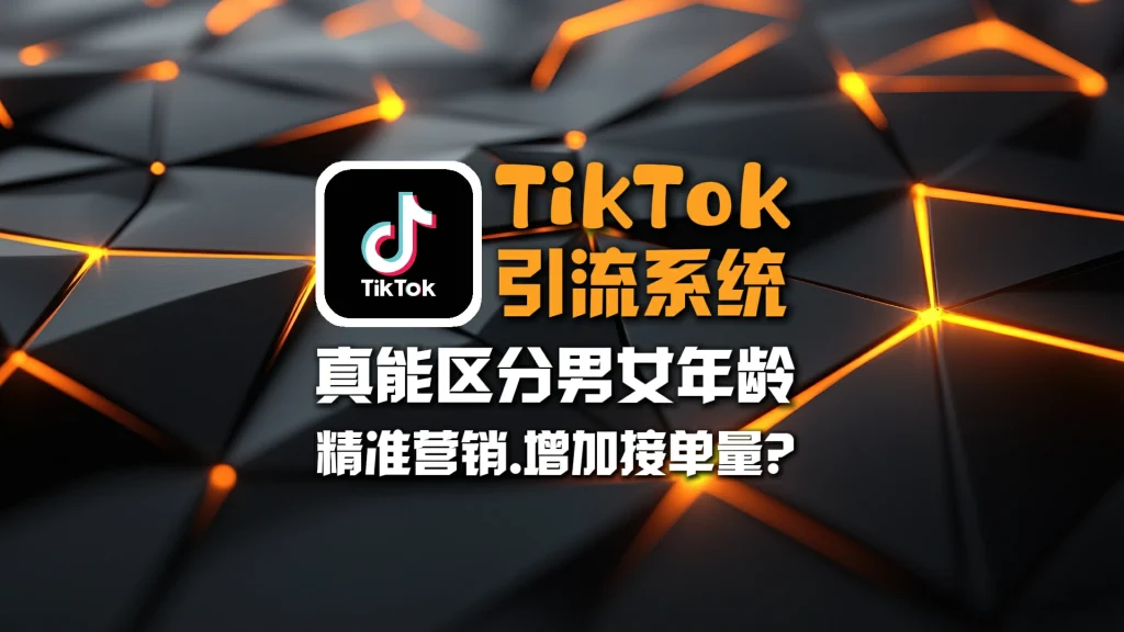 TikTok引流系统