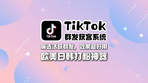TikTok群发获客系统