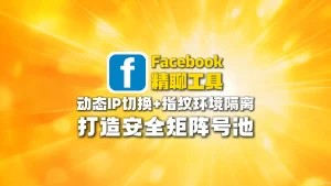 Facebook精聊工具：动态IP切换+指纹环境隔离，打造安全矩阵号池