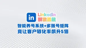 Linkedin领英群发系统​：6.0指纹隔离技术+动态IP防验证，跨境企业数据采集效率提升300%