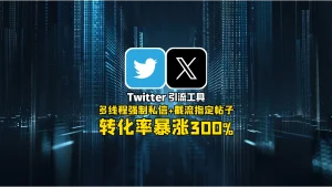 Twitter引流工具：多线程强制私信+截流指定帖子，转化率暴涨300%
