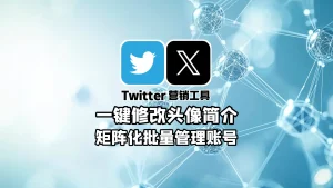 Twitter营销工具：一键修改头像简介，矩阵化批量管理账号
