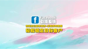 Facebook引流系统：智能定位国家城市+采集商家数据，轻松锁定目标客户