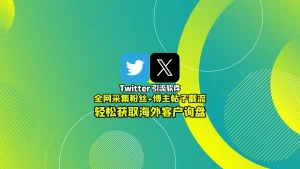 Twitter引流软件：全网采集粉丝+博主帖子截流，轻松获取海外客户询盘！