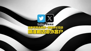 Twitter群发系统：多账号同步群发+智能评论互动，精准触达海外客户！