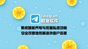 Telegram群发软件：集成智能养号与批量私信功能，安全可靠地拓展海外客户资源
