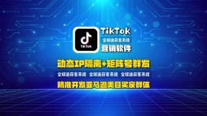 TikTok营销软件：动态IP隔离+矩阵号群发，精准开发亚马逊类目买家群体
