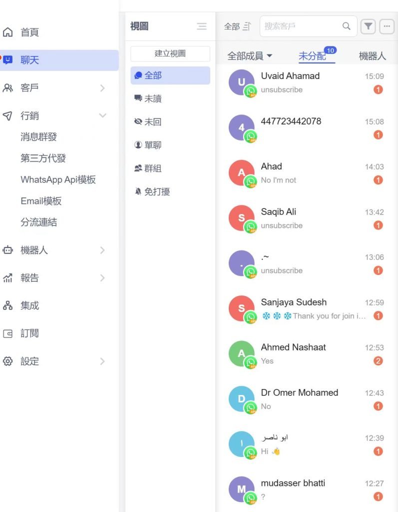 WhatsApp群发私信