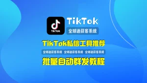 TikTok私信工具推荐批量自动群发教程