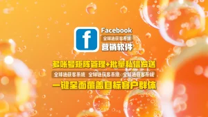 Facebook营销软件：多账号矩阵管理+批量私信发送，一键全面覆盖目标客户群体