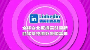 Linkedin领英引流系统：全球企业数据实时更新，助你掌控海外采购需求