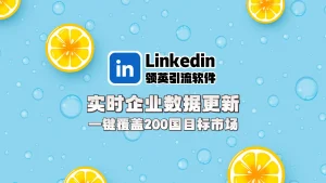 Linkedin领英引流软件：实时企业数据更新，一键覆盖200国目标市场