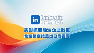 Linkedin领英推广软件：实时抓取触达企业数据，快速锁定拉美出口商资源！