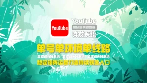youtube群发系统：单号单环境单线路，稳定矩阵运营打造持续获客入口