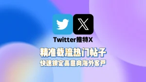 推特X引流软件：精准截流热门帖子，快速锁定高意向海外客户