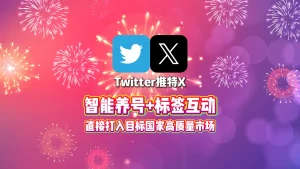 推特X获客软件：智能养号+标签互动，直接打入目标国家高质量市场
