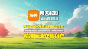 海关数据采集工具：产品描述+海关编码组合搜索，精准筛选交易客户