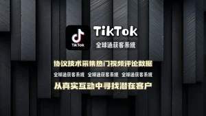 TikTok引流软件：协议技术采集热门视频评论数据，从真实互动中寻找潜在客户
