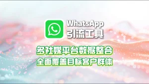 WhatsApp引流工具：谷歌地图精准采集，实地定位目标商圈客户