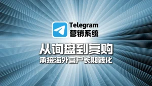从询盘到复购，Telegram营销系统如何承接海外客户的长期转化