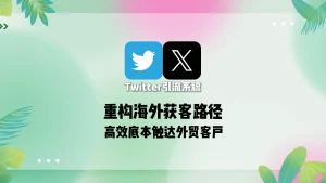 外贸客户越来越难找？Twitter引流系统正在重构海外获客路径