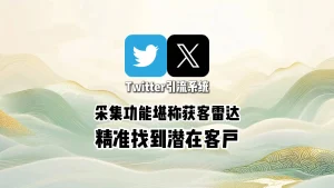 如何精准找到潜在客户？Twitter引流系统的采集功能堪称“获客雷达”