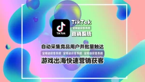 游戏出海如何快速获客？这款TikTok营销系统​能自动采集竞品用户并批量触达。