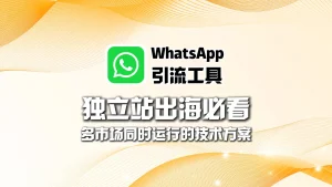 独立站出海必看：WhatsApp引流工具在多市场同时运行的技术方案