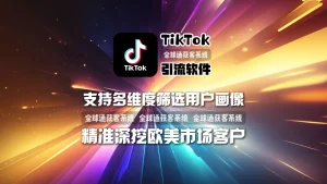 精准深挖欧美市场客户：tiktok引流软件支持多维度筛选用户画像，提升转化率