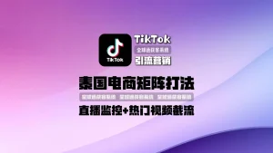 泰国电商矩阵打法：TikTok引流营销：直播监控+热门视频截流
