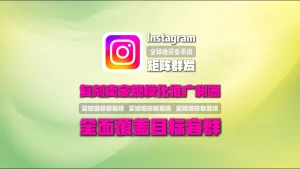 Instagram矩阵群发：复刻卖家规模化推广利器，全面覆盖目标客群