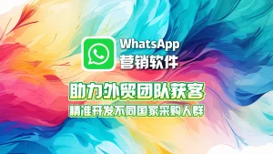 WhatsApp营销软件助力外贸团队：精准开发不同国家采购人群