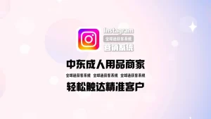 中东成人用品商家注意：这款Instagram营销系统，让你轻松触达精准客户