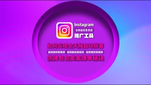 仿牌包包卖家爆单秘诀：Instagram推广工具如何实现全天候获客