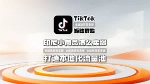 印尼小商品怎么卖爆？TikTok矩阵群发打造本地化流量池