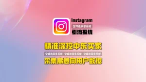 精准深挖中东买家：Instagram引流系统采集高意向用户数据