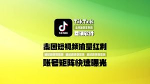 泰国短视频流量红利：TikTok营销软件打造账号矩阵快速曝光