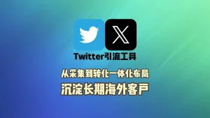 Twitter引流工具：从采集到转化一体化布局，沉淀长期海外客户