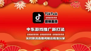 中东游戏推广新打法：TikTok营销系统实时截流直播间流量，精准触达高价值玩家