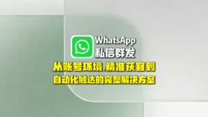 WhatsApp私信群发：从账号环境、精准获客到自动化触达的完整解决方案