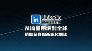 领英矩阵打粉实战指南：从流量困境到全球精准获客的系统化解法