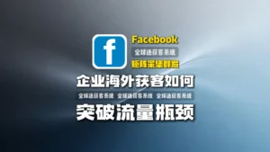 Facebook矩阵采集群发：企业海外获客如何突破流量瓶颈