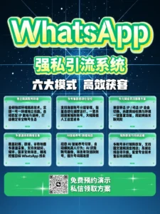 WhatsApp强私引流软件：从精准获客到自动触达的智能化营销解决方案