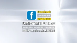 facebook矩阵采集私信：从精准采集到批量私信，如何提升Facebook获客效率？