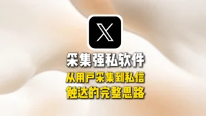推特X采集强私软件怎么做精准获客？从用户采集到私信触达的完整思路