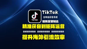 TikTok矩阵采集触达，从精准获客到矩阵运营，提升海外引流效率